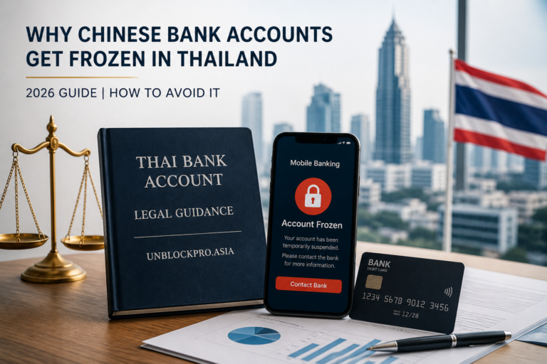 Thai bank account freeze 2026 for Chinese clients crypto risk Thailand