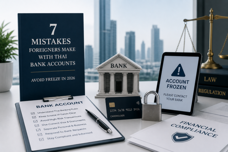 7 Big Mistakes Foreigners Make with Thai Bank Accounts (Avoid Freeze in 2026)