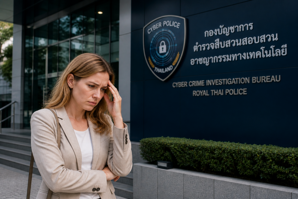 Thai bank account blocked by cyber police