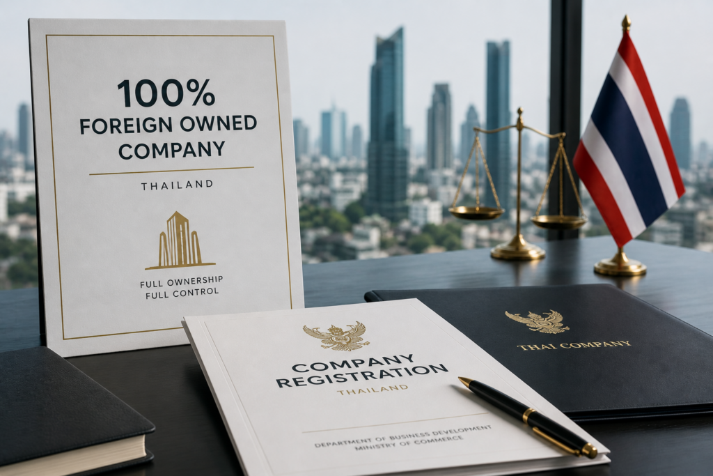 How to Become a 100% Owner of a Company in Thailand