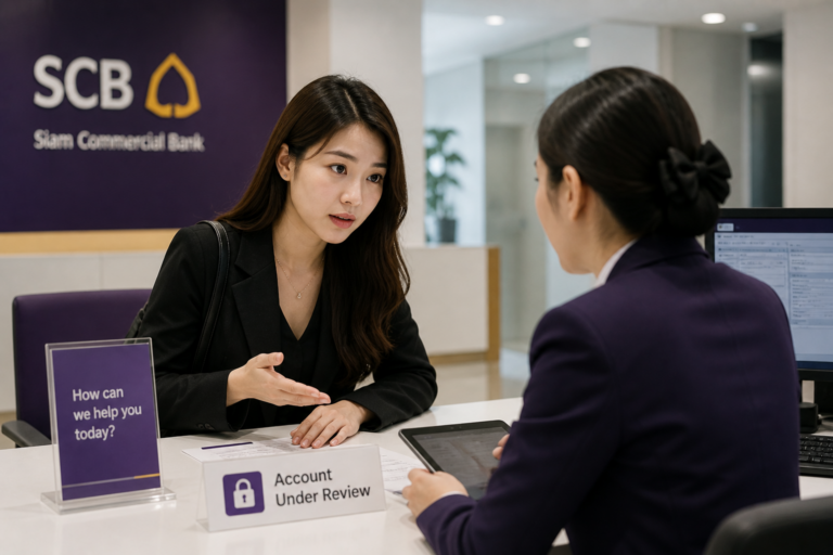 Thai bank account frozen: the first 24 hours