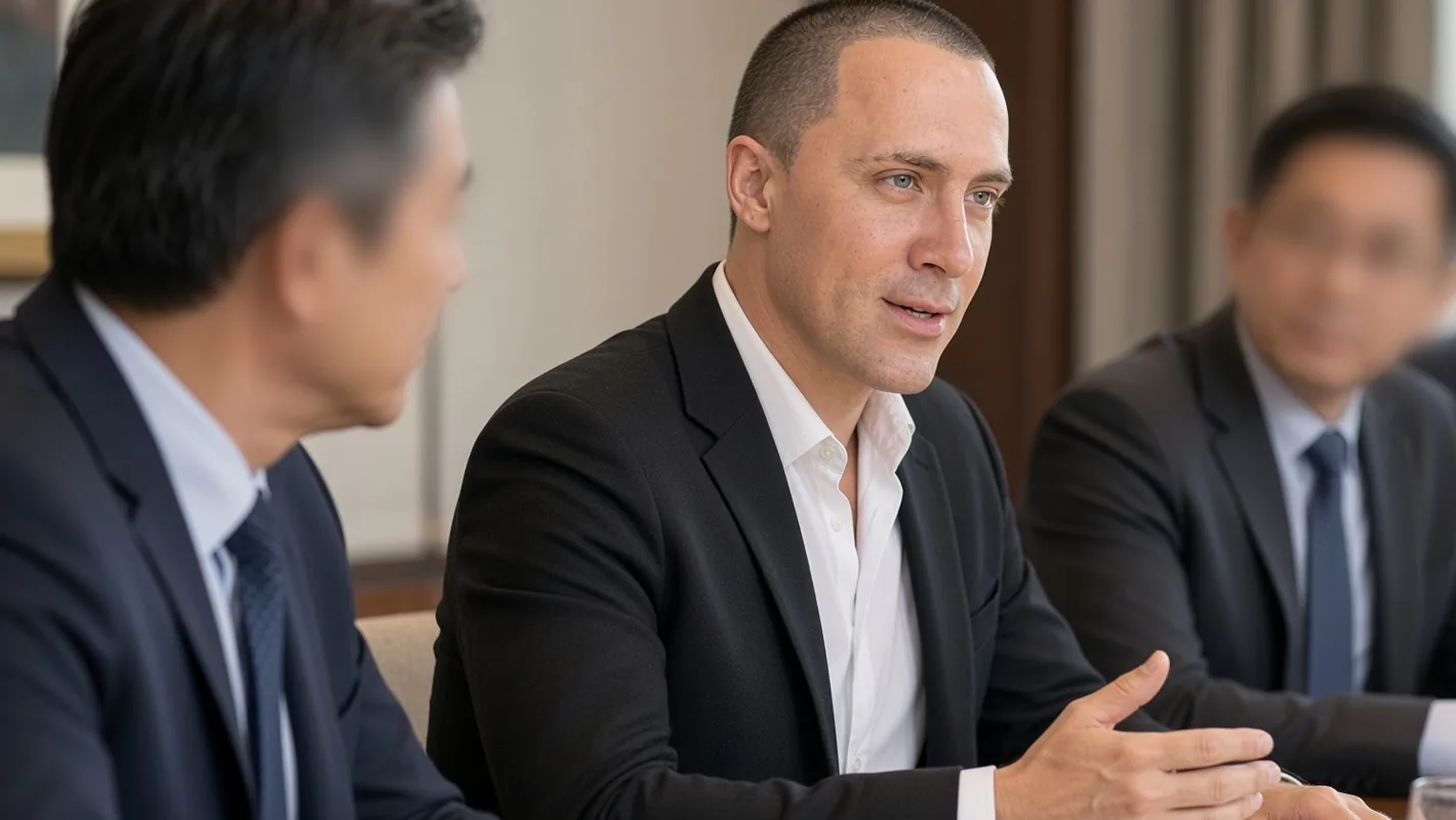 UnblockPro.Asia interpreter at a business meeting in Bangkok